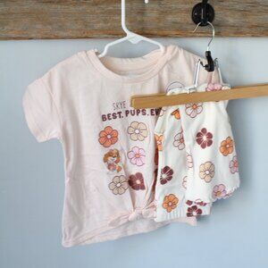 Paw Patrol Size 3 Skye  2 Piece Top & Pants set